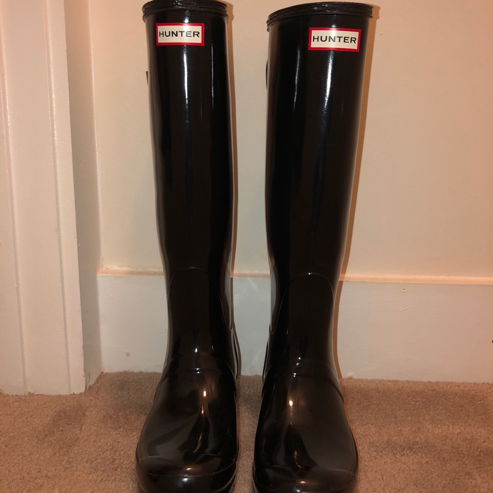 adjustable tall Hunter boots- women’s 8